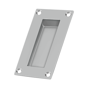 Stainless Steel Rectangle Flush Pull by Deltana -  -  - New York Hardware