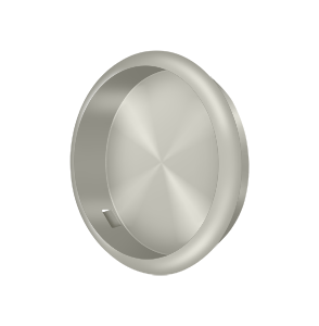 Round Flush Pull by Deltana -  - Brushed Nickel - New York Hardware
