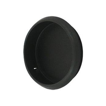 Round Flush Pull, 2 1/8" - Black - New York Hardware Online