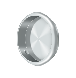 Round Flush Pull by Deltana -  - Polished Chrome - New York Hardware