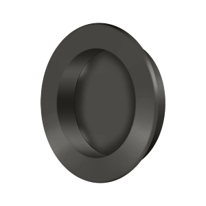 Modern Round HD Flush Pull by Deltana - 2-3/8" - Oil Rubbed Bronze - New York Hardware