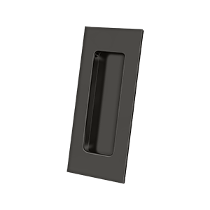 Rectangle HD Flush Pull by Deltana - 4" - Oil Rubbed Bronze - New York Hardware