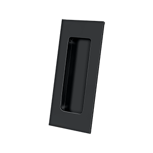 Rectangle HD Flush Pull by Deltana - 4" - Paint Black - New York Hardware