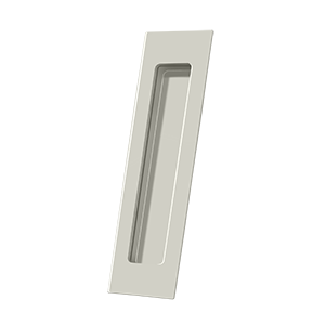 Rectangle HD Flush Pull by Deltana - 7" - Polished Nickel - New York Hardware