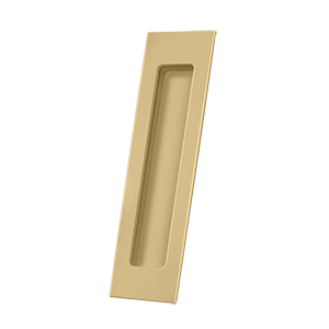 Rectangle HD Flush Pull by Deltana - 7" - Brushed Brass - New York Hardware