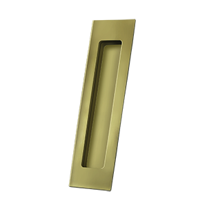 Rectangle HD Flush Pull by Deltana - 7" - Antique Brass - New York Hardware