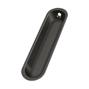 Oblong Flush Pull by Deltana -  - Oil Rubbed Bronze - New York Hardware