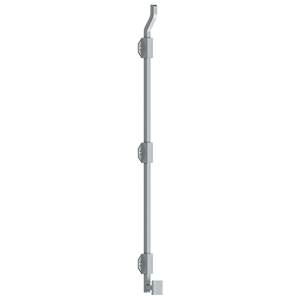 Bolts Modern Offest Surface Bolt by Deltana - 26" - Brushed Chrome - New York Hardware