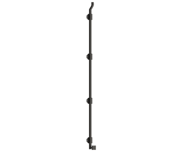 Bolts Modern Offest Surface Bolt by Deltana - 42"  - Oil Rubbed Bronze - New York Hardware