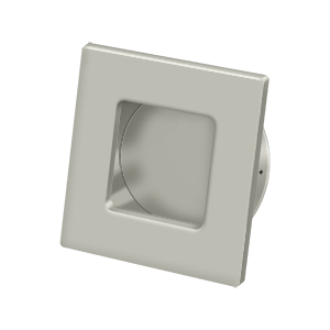 Square HD Flush Pull by Deltana -  - Brushed Nickel - New York Hardware
