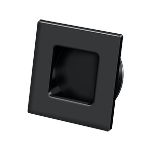 Square HD Flush Pull by Deltana -  - Paint Black - New York Hardware