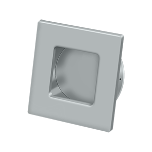 Square HD Flush Pull by Deltana -  - Brushed Chrome - New York Hardware
