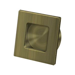 Square HD Flush Pull by Deltana -  - Antique Brass - New York Hardware
