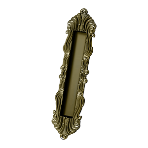 Victorian HD Flush Pull by Deltana - 10" - Antique Brass - New York Hardware