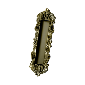 Victorian HD Flush Pull by Deltana - 7" - Antique Brass - New York Hardware