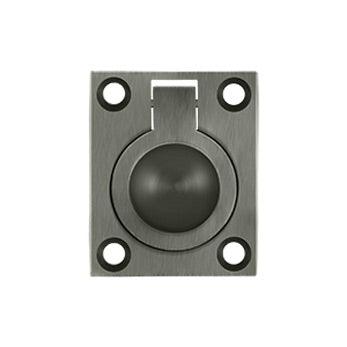 Flush Ring Pull, 1 3/4" - Pewter - New York Hardware Online