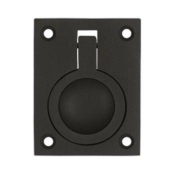 Flush Ring Pull, 2 1/2" - Oil Rubbed Bronze - New York Hardware Online