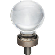Sphere Glass Harlow Cabinet Knob by Jeffrey Alexander - Brushed Oil Rubbed Bronze