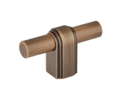 Gaumont T-bar Handle by Armac Martin - 64mm - Satin Nickel Plate