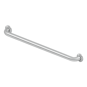 Stainless Steel Concealed Screw Grab Bar by Deltana - 30"  - Brushed Stainless - New York Hardware