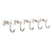 Singular Standard Hook -  Polished Stainless Steel - New York Hardware Online