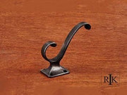 Plain Coat & Hat Hook 4 1/4" (108mm) - Distressed Nickel - New York Hardware Online
