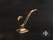 Plain Coat & Hat Hook 4 1/4" (108mm) - Polished Brass - New York Hardware Online