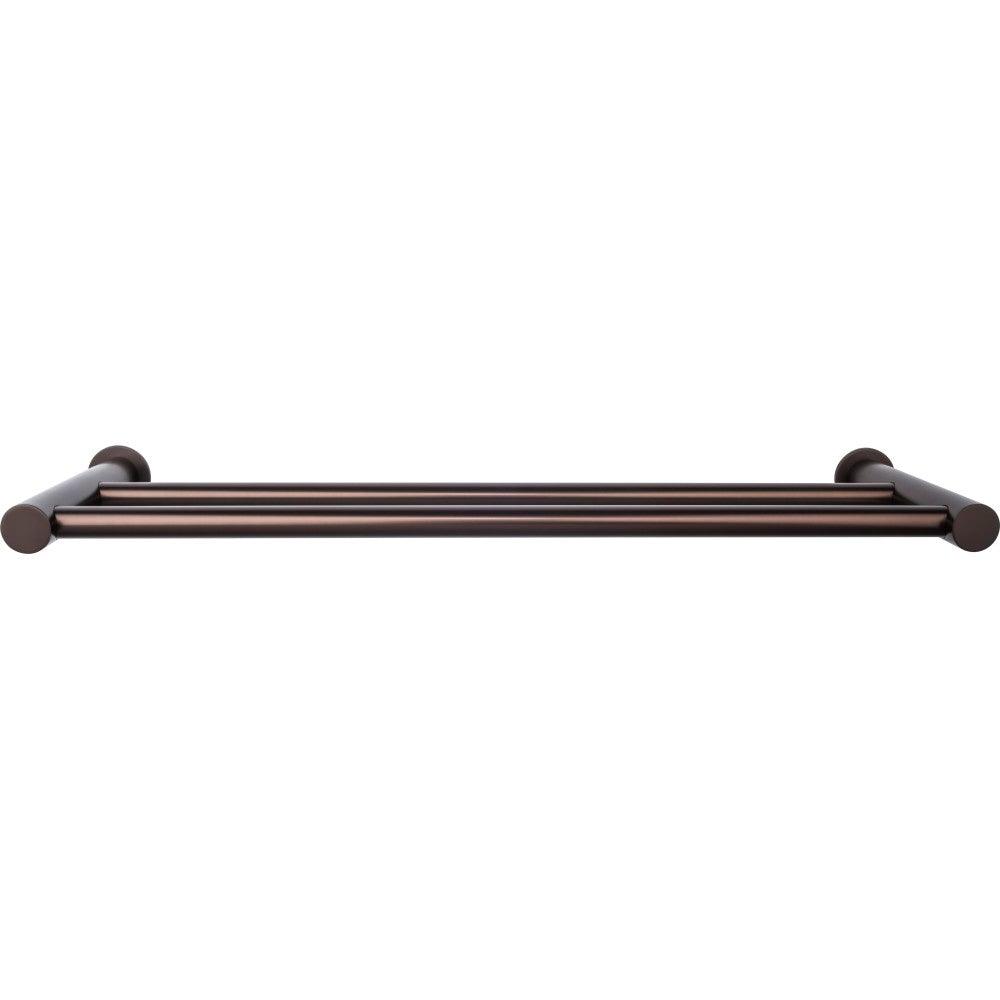 Hopewell Bath 30" Double Towel Rod - Oil Rubbed Bronze - New York Hardware