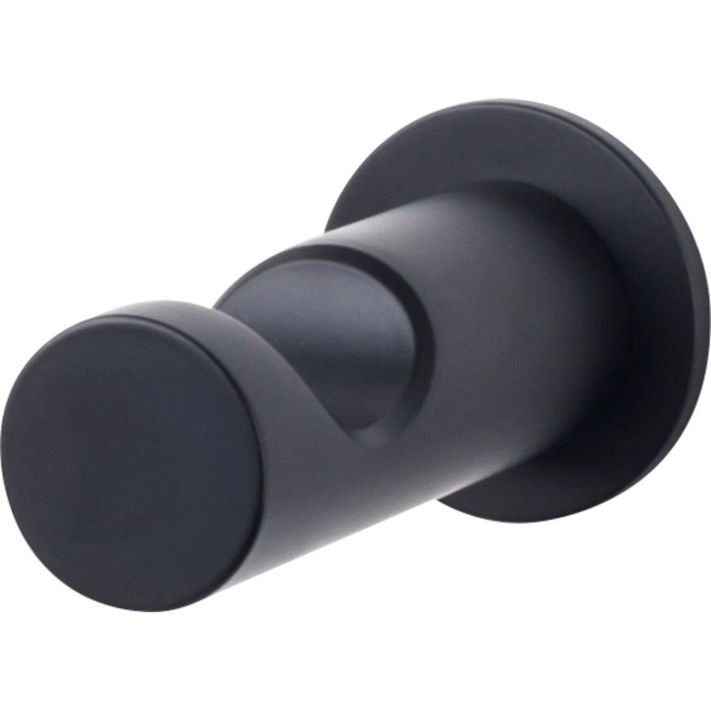 Hopewell Bath Single Hook - Flat Black - New York Hardware
