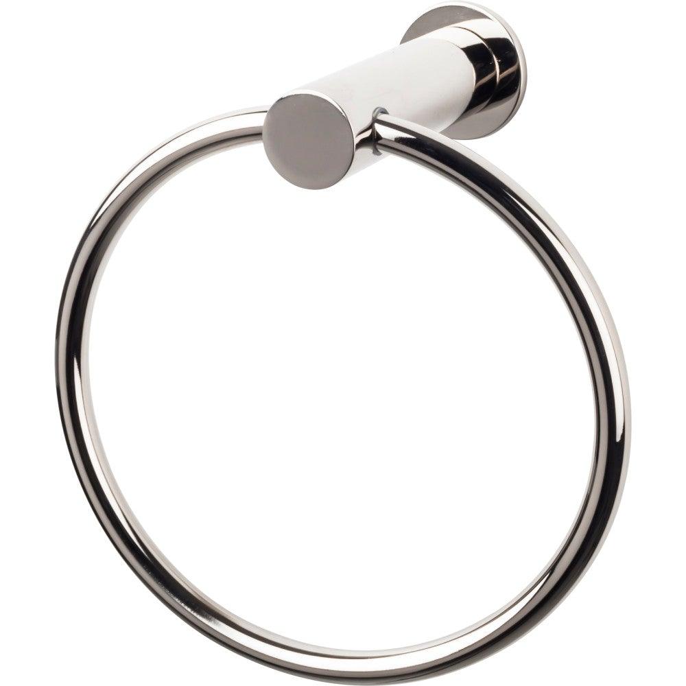Hopewell Bath Ring - Polished Nickel - New York Hardware
