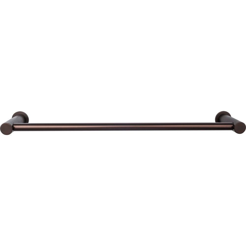 Hopewell Bath 18" Single Towel Rod - Oil Rubbed Bronze - New York Hardware