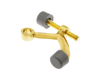Hinge Pin Stop, Hinge Mounted - PVD - Polished Brass - New York Hardware Online