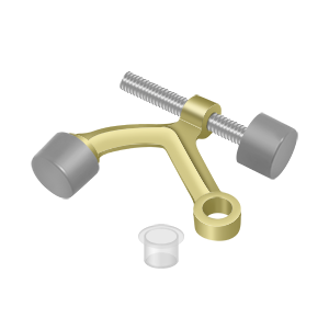 Hinge Mounted Hinge Pin Stop by Deltana -  - Polished Brass - New York Hardware