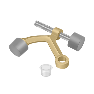 Hinge Mounted Hinge Pin Stop by Deltana -  - Brushed Brass - New York Hardware