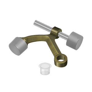 Hinge Mounted Hinge Pin Stop by Deltana -  - Antique Brass - New York Hardware