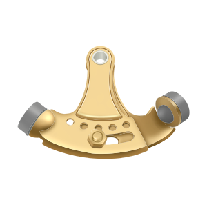 Hinge Mounted Adjustable Hinge Pin Stop by Deltana -  - PVD Polished Brass - New York Hardware