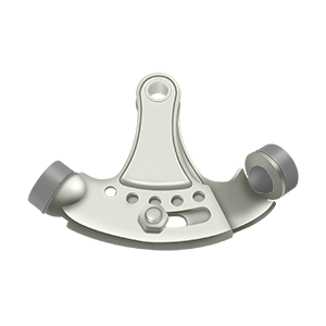 Hinge Mounted Adjustable Hinge Pin Stop by Deltana -  - Polished Nickel - New York Hardware