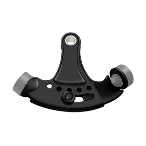 Hinge Mounted Adjustable Hinge Pin Stop by Deltana -  - Paint Black - New York Hardware