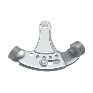 Hinge Mounted Adjustable Hinge Pin Stop by Deltana -  - Polished Chrome - New York Hardware