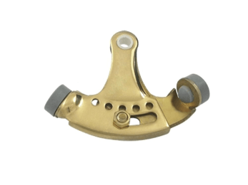 Hinge Pin Stop, Hinge Mounted, Adjustable - Polished Brass - New York Hardware Online