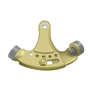 Hinge Mounted Adjustable Hinge Pin Stop by Deltana -  - Polished Brass - New York Hardware