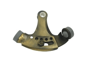 Hinge Pin Stop, Hinge Mounted, Adjustable - Antique Brass - New York Hardware Online