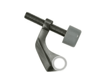 Hinge Pin Stop, Hinge Mounted for Brass Hinges - Pewter - New York Hardware Online