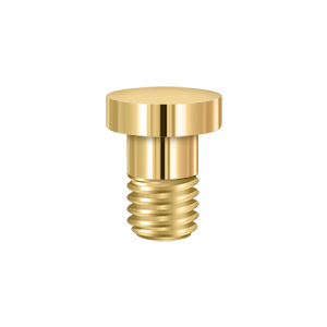 Extended Hinge Button Tip by Deltana -  - PVD Polished Brass - New York Hardware