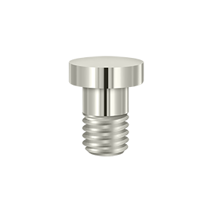 Extended Hinge Button Tip by Deltana -  - Polished Nickel - New York Hardware