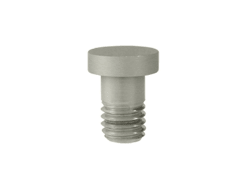Extended Button Tip for Solid Brass Hinges - Satin Nickel - New York Hardware Online