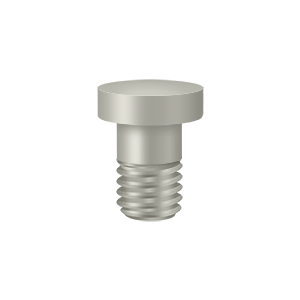 Extended Hinge Button Tip by Deltana -  - Brushed Nickel - New York Hardware