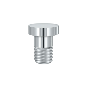 Extended Hinge Button Tip by Deltana -  - Polished Chrome - New York Hardware