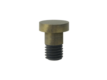 Extended Button Tip for Solid Brass Hinges - Antique Brass - New York Hardware Online