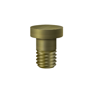 Extended Hinge Button Tip by Deltana -  - Antique Brass - New York Hardware